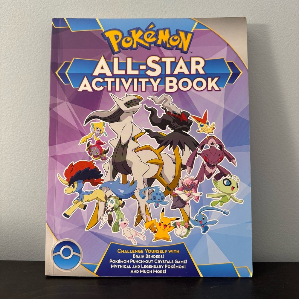 Pokemon All-Star Activity Book from Pikachu Press NWT
